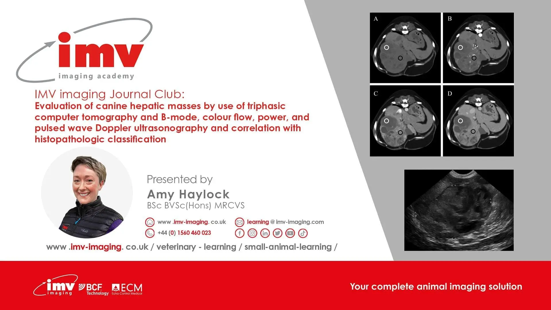 Journal Club - Evaluation of Canine Hepatic Masses