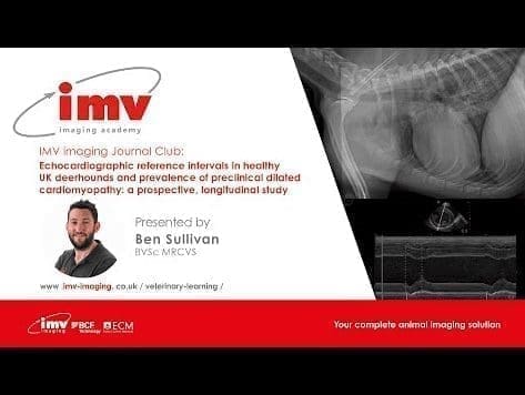 Journal Club - Echocardiographic reference intervals in healthy UK deerhounds